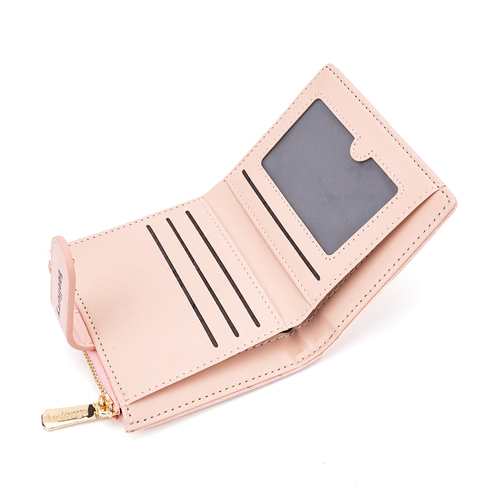 BAELLERRY N8327 Fashion Stone Texture PU Leather Women Bi-fold Short Wallet BAELLERRY N8327 Fashion Stone Texture PU Leather Women Bi-fold Short Wallet
